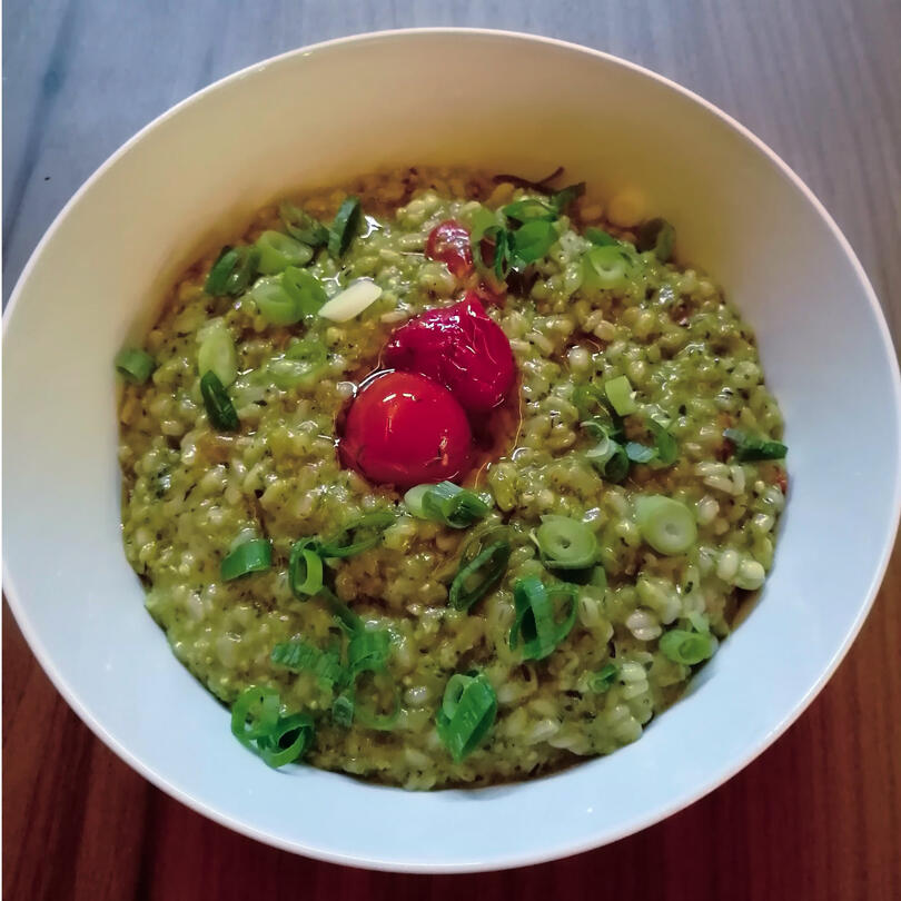 Wildkräuter-Risotto