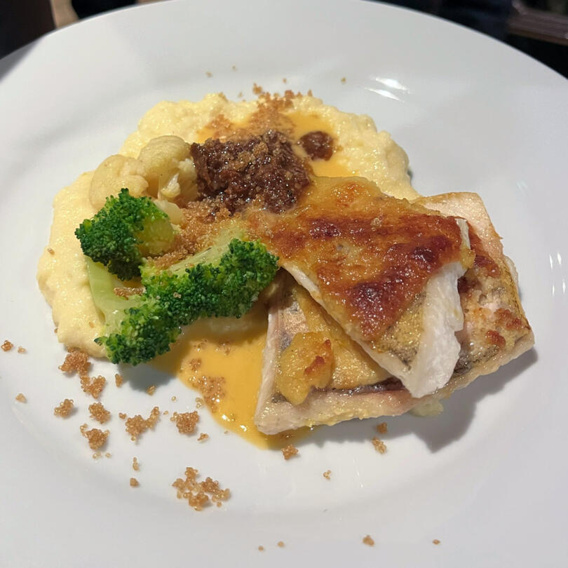 Zander mit Selfkruste